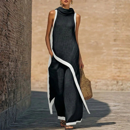 Joana - Elegant linen-effect set