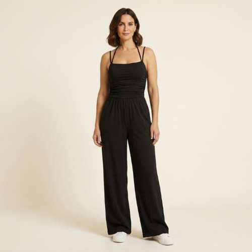 Alma - Casual Spaghetti Strap Jumpsuit