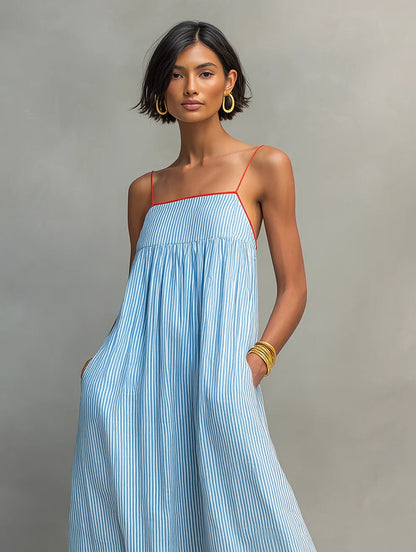 Azure - Maxi vestido a rayas