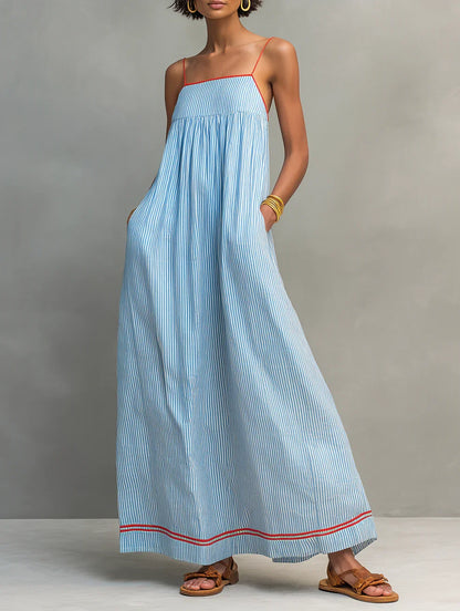 Azure - Maxi vestido a rayas