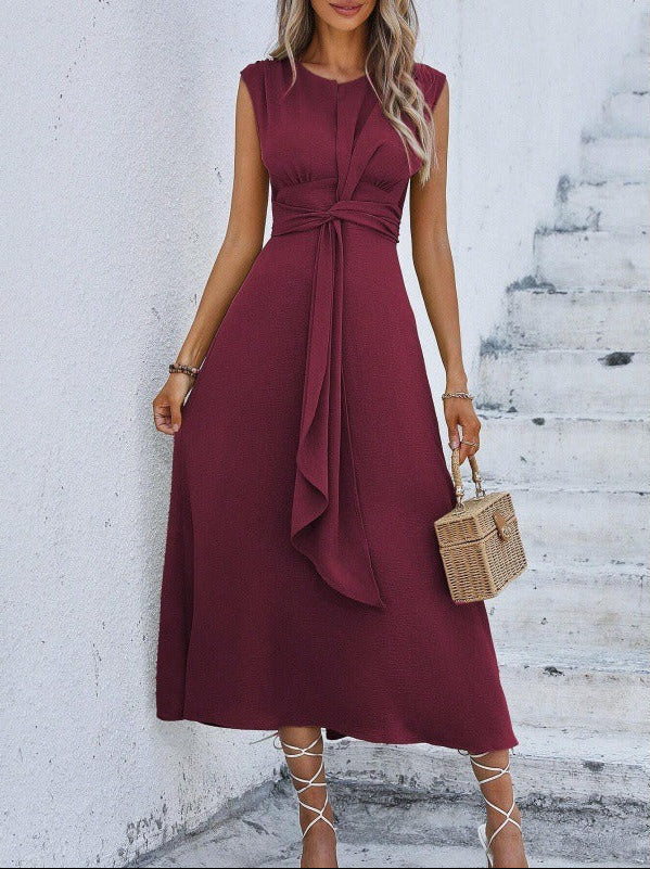 Eva - Vestido elegante sin mangas con cintura ajustable