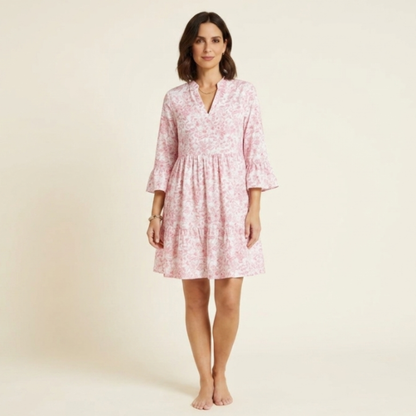 Soraya - V-neck printed dress
