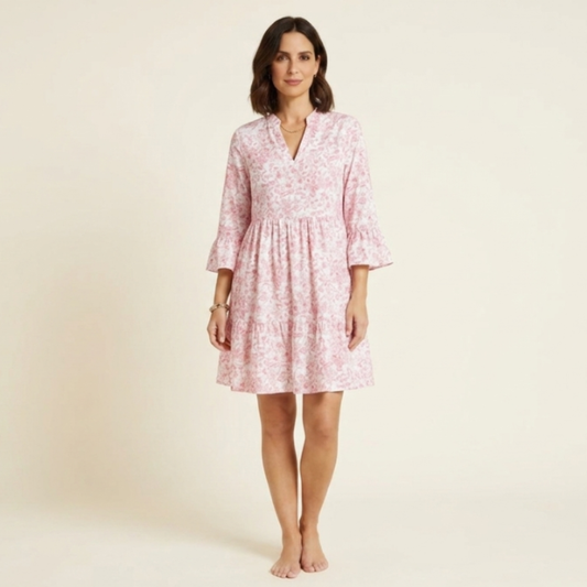 Soraya - V-neck printed dress