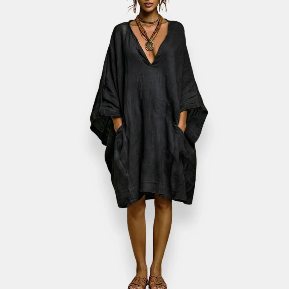 Casiana - Oversized dress with neckline