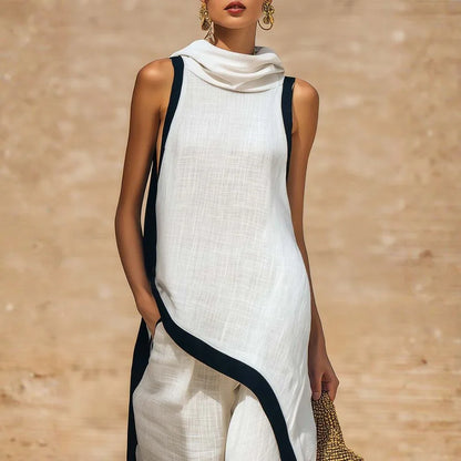 Joana - Elegant linen-effect set