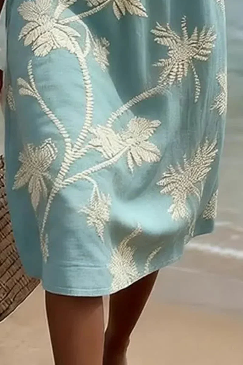 Nemi - Vestido midi floral elegante