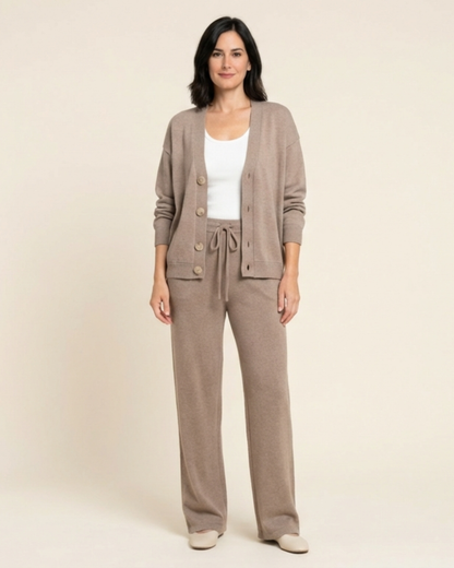 Amelia - Knitted Cardigan and Trouser Set