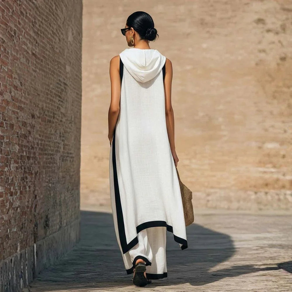 Joana - Elegant linen-effect set