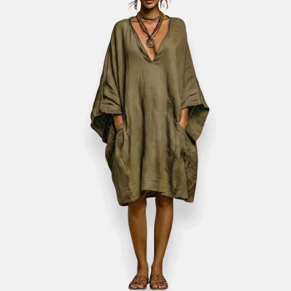 Casiana - Oversized dress with neckline