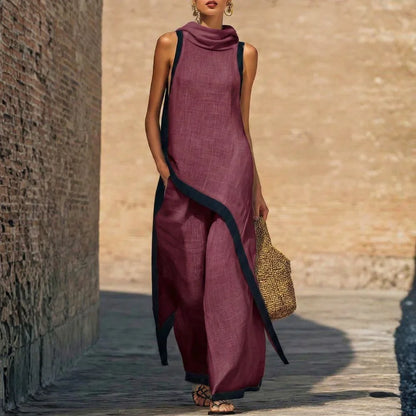 Joana - Elegant linen-effect set