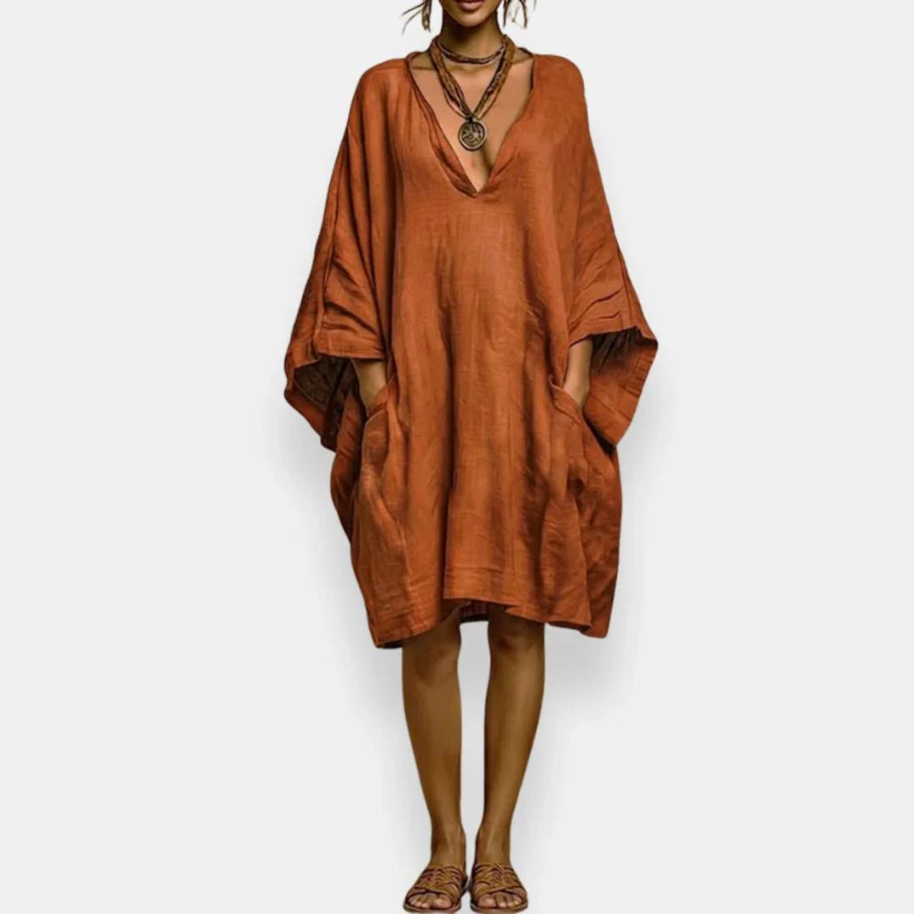Casiana - Oversized dress with neckline
