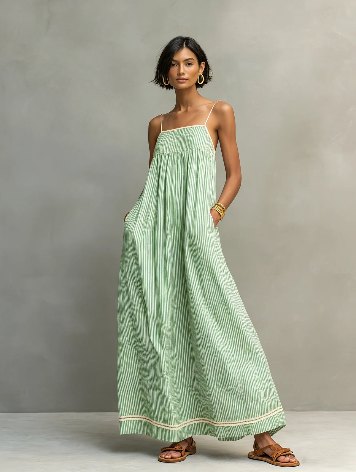 Azure - Maxi vestido a rayas