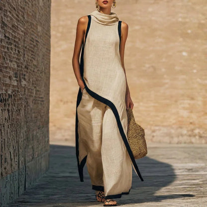 Joana - Elegant linen-effect set