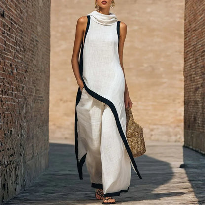 Joana - Elegant linen-effect set