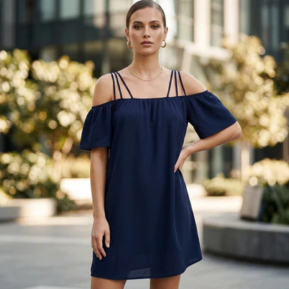 Olivia - Vestido de tirantes finos y corte amplio