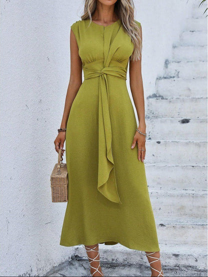 Eva - Vestido elegante sin mangas con cintura ajustable