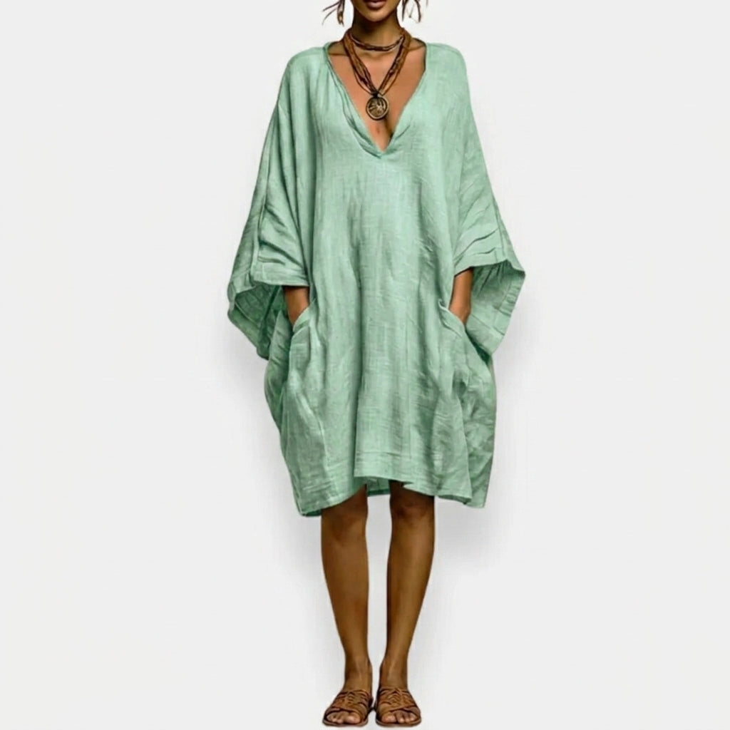 Casiana - Oversized dress with neckline
