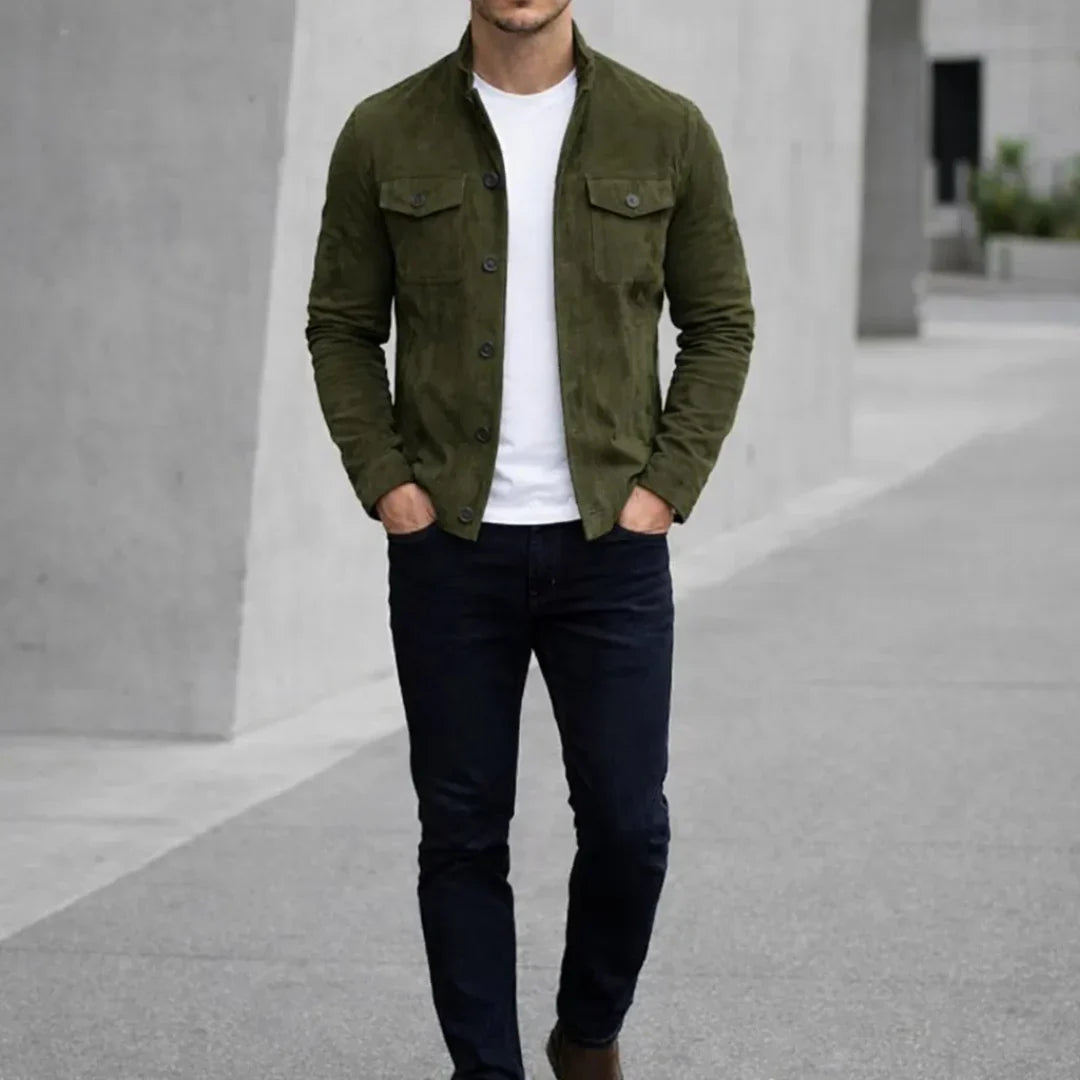 Mario - Chaqueta de inspiración militar con presencia elegante