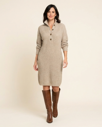 Scarlet - Elegant knitted dress