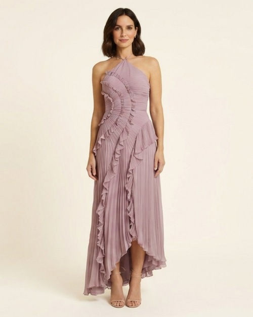 Isadora - Romantic Print Wrap Maxi Dress