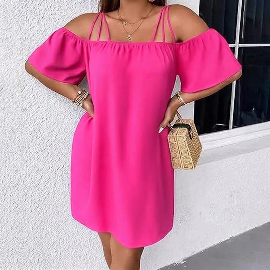 Olivia - Vestido de tirantes finos y corte amplio