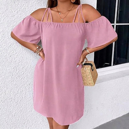 Olivia - Vestido de tirantes finos y corte amplio