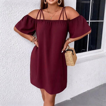 Olivia - Vestido de tirantes finos y corte amplio