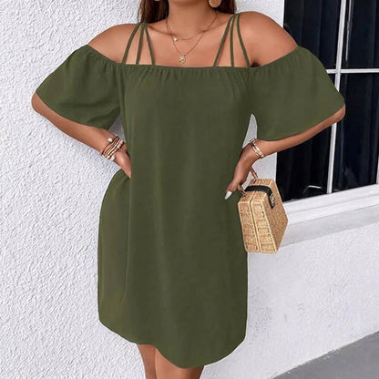 Olivia - Vestido de tirantes finos y corte amplio