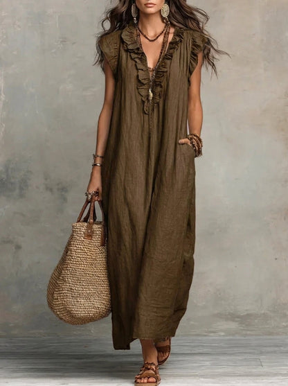 Camila - Vestido largo bohemio