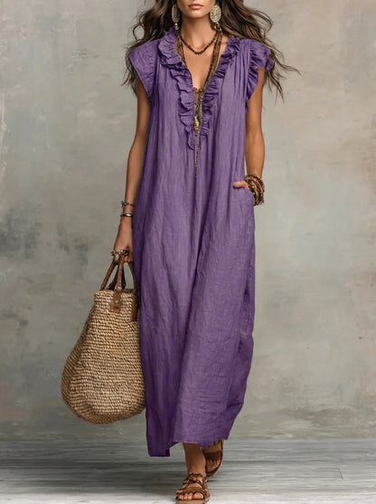 Camila - Vestido largo bohemio
