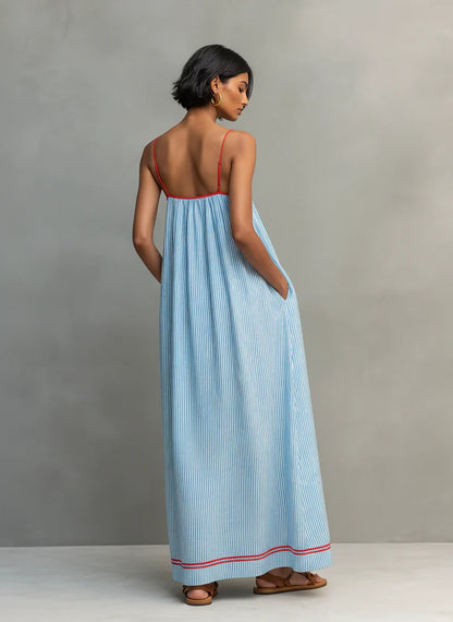 Azure - Maxi vestido a rayas