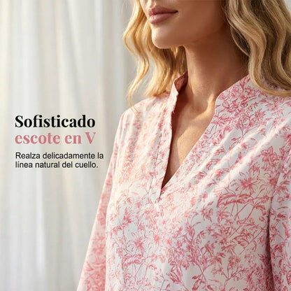 Soraya - V-neck printed dress