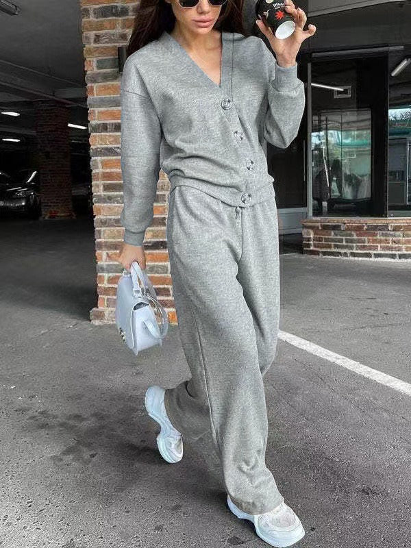 Amelia - Knitted Cardigan and Trouser Set