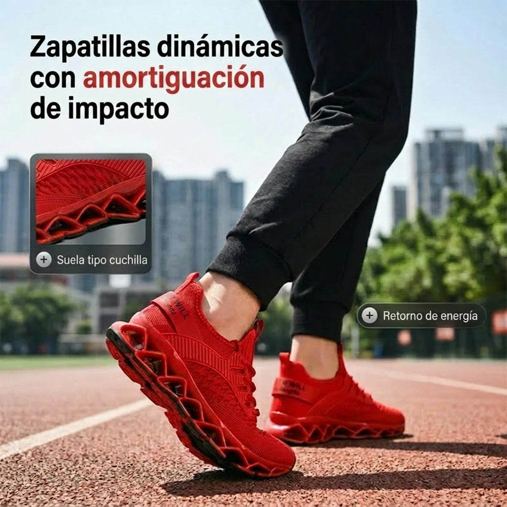 Zapatillas deportivas transpirables de malla