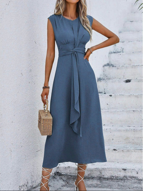 Eva - Vestido elegante sin mangas con cintura ajustable