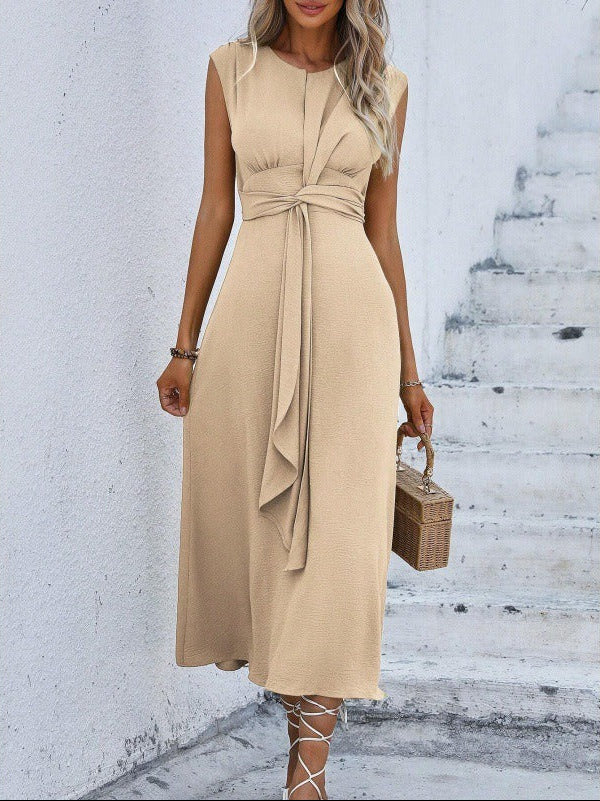 Eva - Vestido elegante sin mangas con cintura ajustable