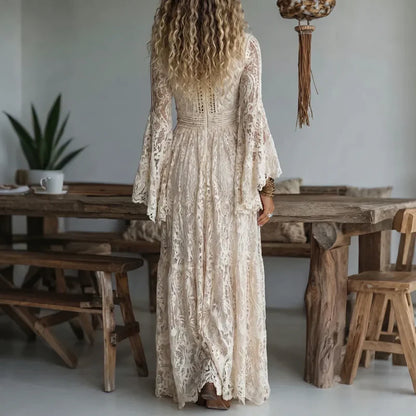 Luisa - Vestido largo vintage con silueta de sirena