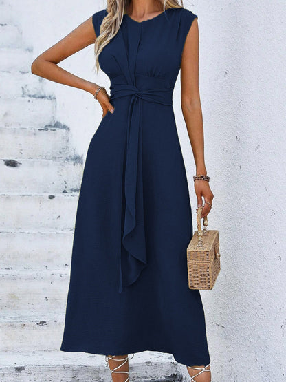 Eva - Vestido elegante sin mangas con cintura ajustable