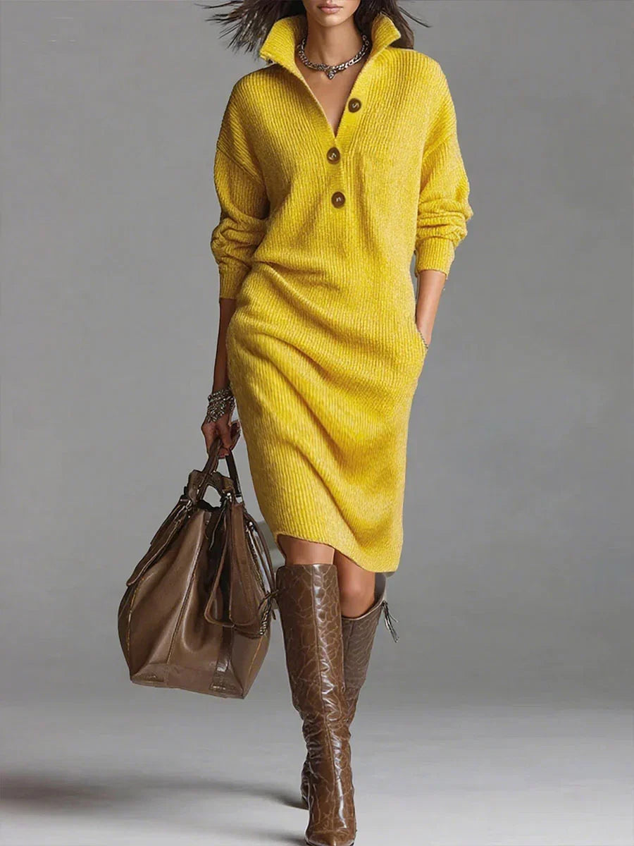 Scarlet - Elegant knitted dress