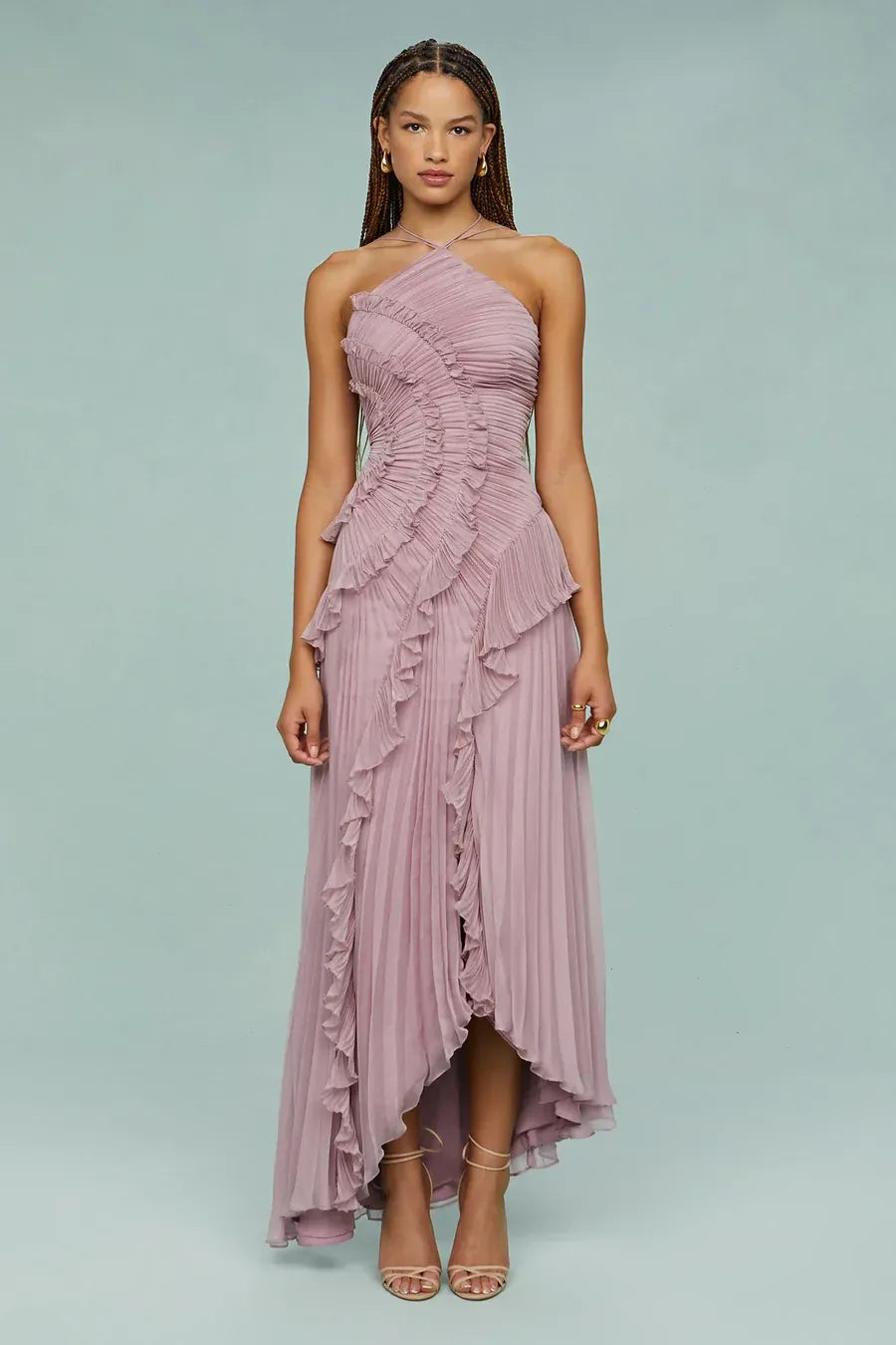 Isadora - Romantic Print Wrap Maxi Dress