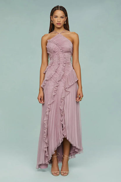 Isadora - Romantic Print Wrap Maxi Dress