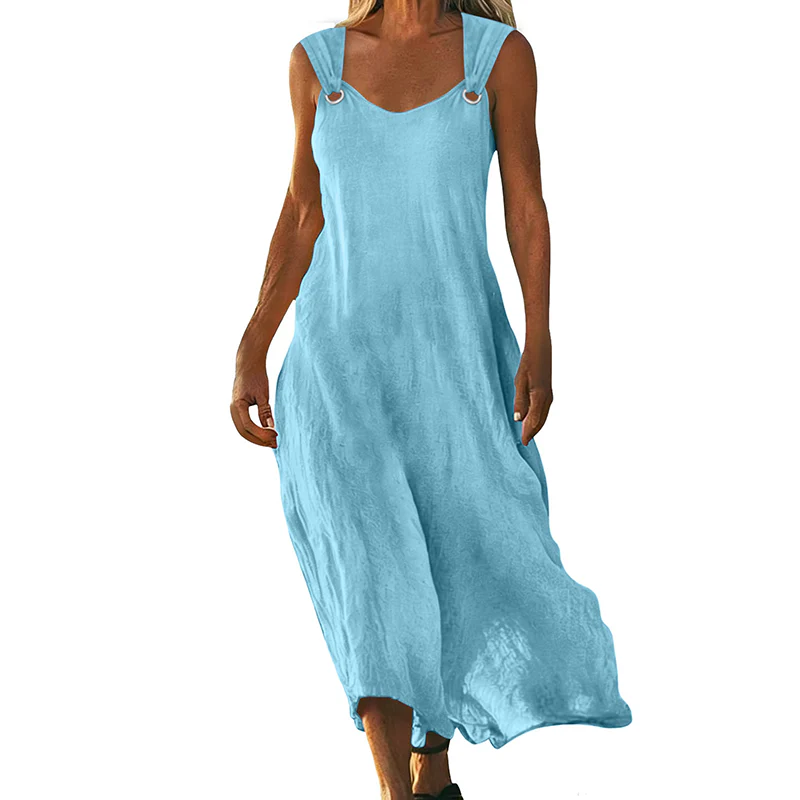 Brisa - Strappy ring detail maxi dress