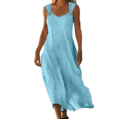 Brisa - Strappy ring detail maxi dress