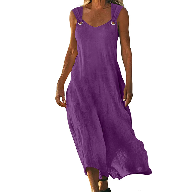 Brisa - Strappy ring detail maxi dress
