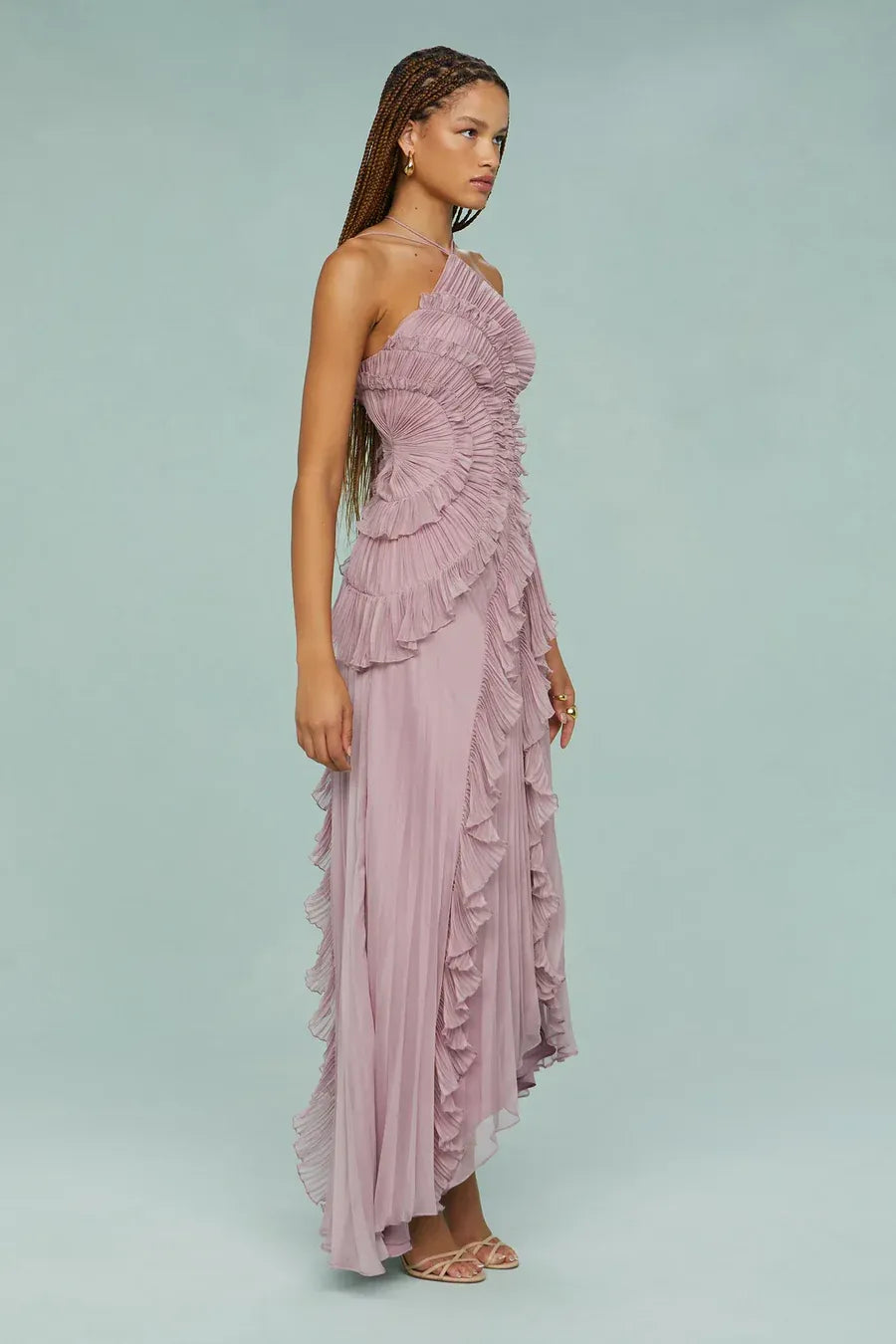 Isadora - Romantic Print Wrap Maxi Dress