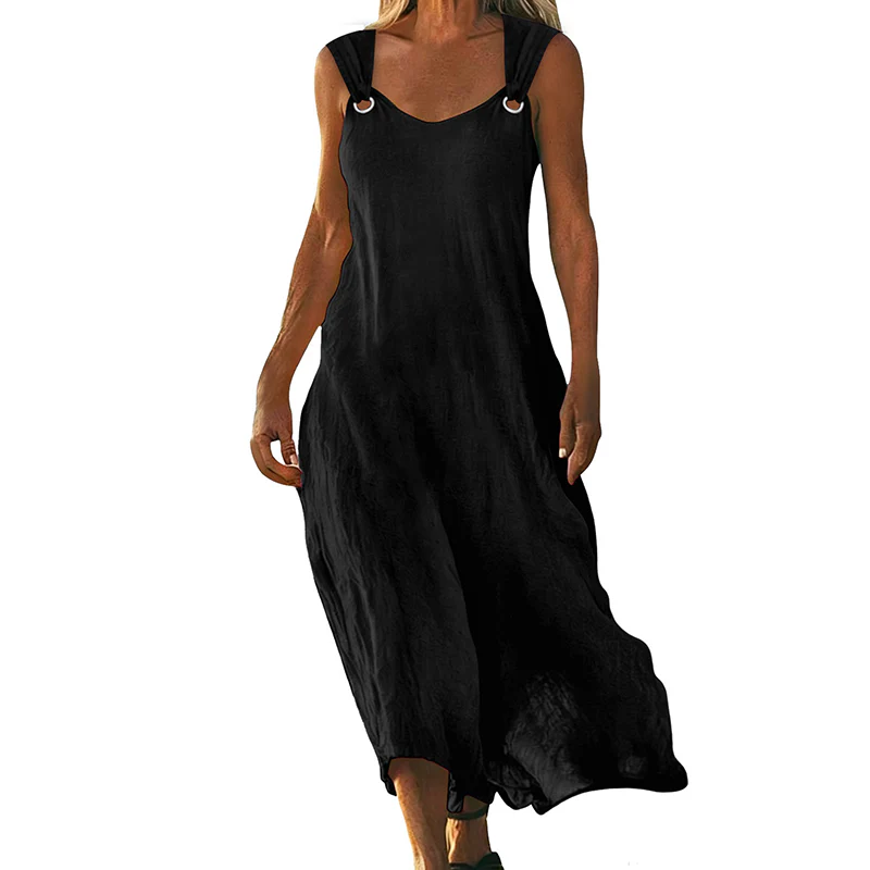 Brisa - Strappy ring detail maxi dress