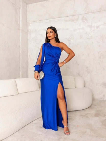 Isabela - Vestido de gala asimétrico
