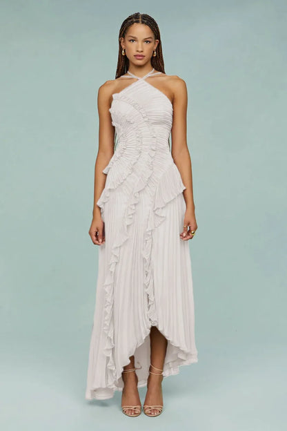 Isadora - Romantic Print Wrap Maxi Dress