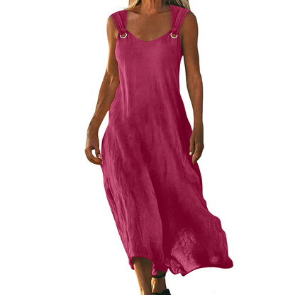 Brisa - Strappy ring detail maxi dress
