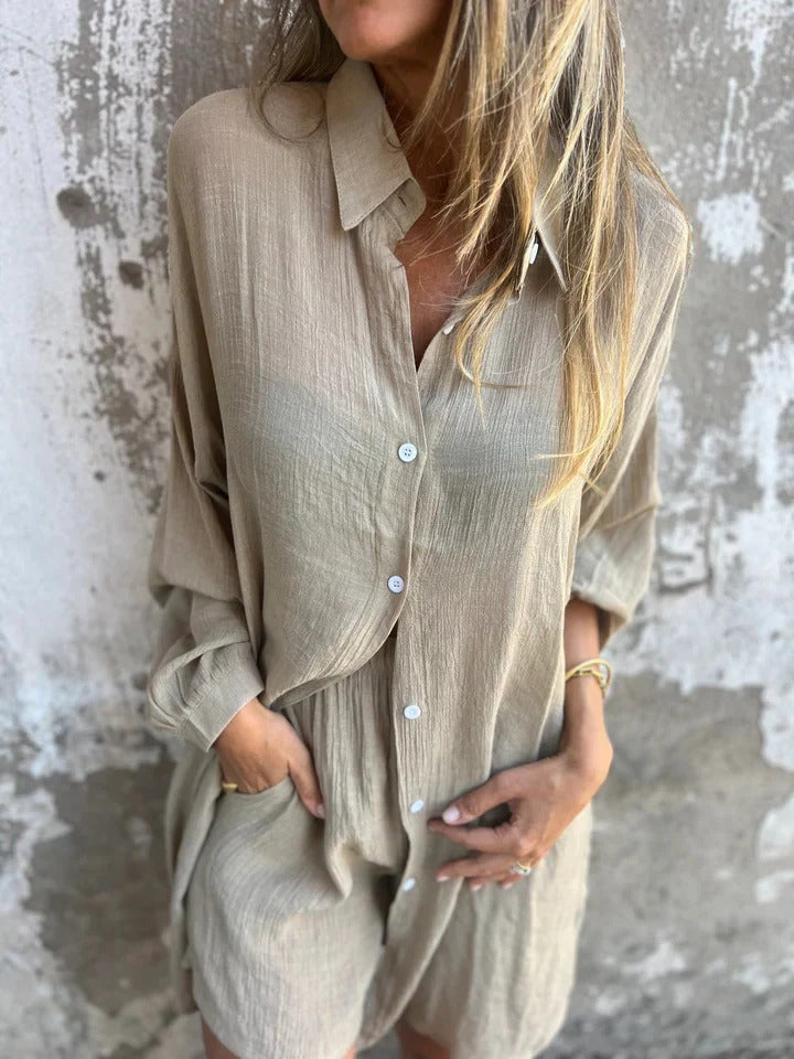 Siena - Conjunto casual con corte relajado